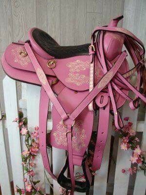 Pink Western Saddle